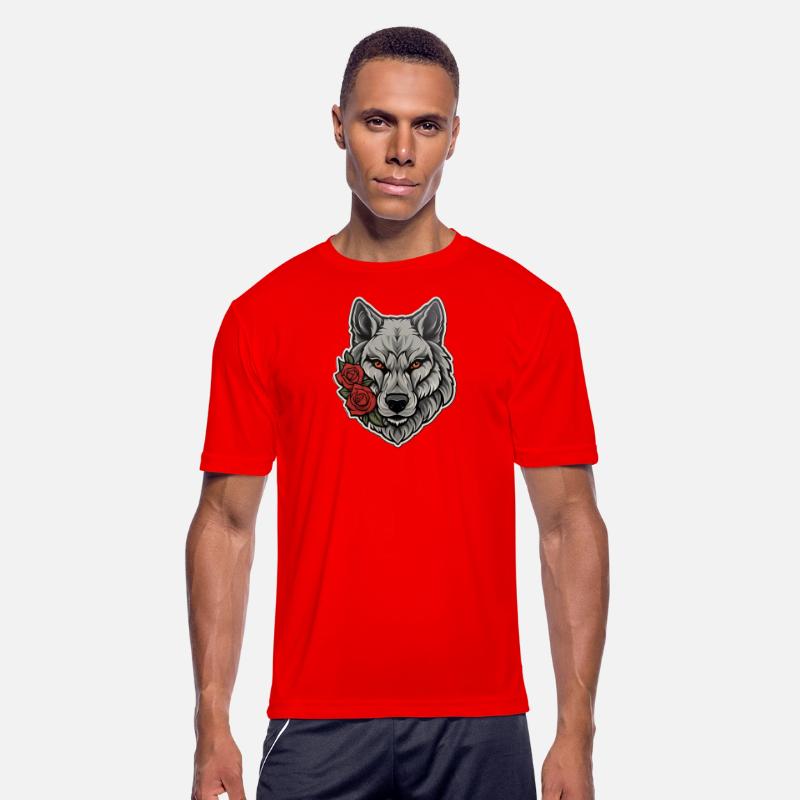 Gothic Wolf Wildlife Illustration