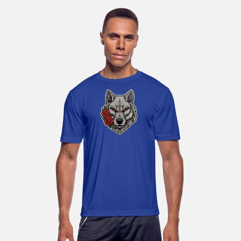 Gothic Wolf Wildlife Illustration
