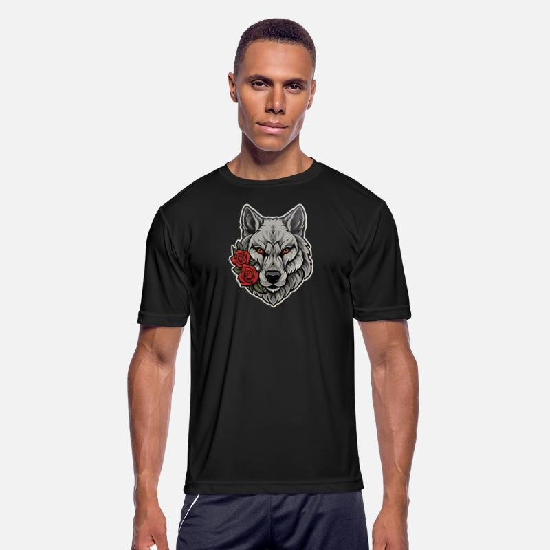 Gothic Wolf Wildlife Illustration