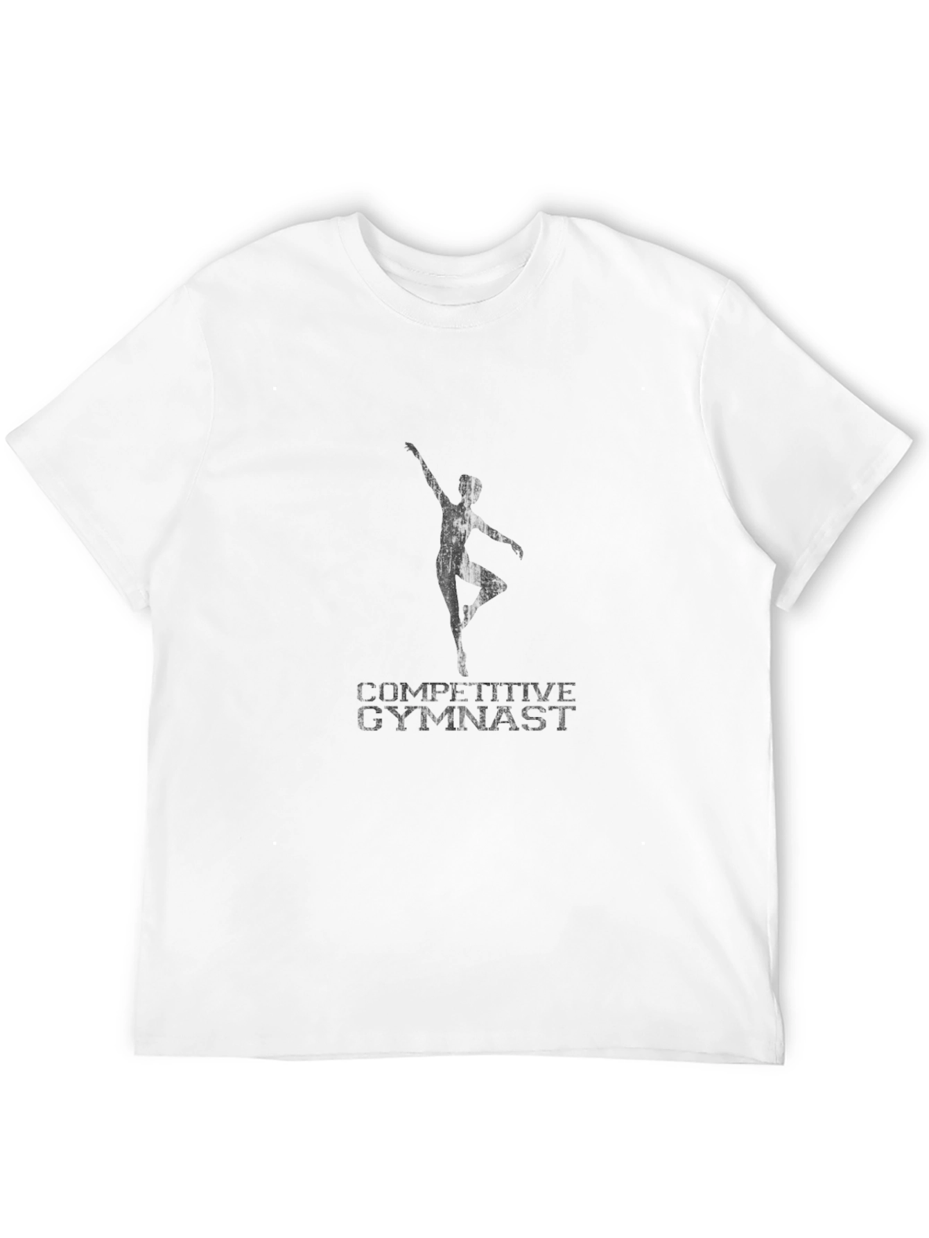 Competitive Gymnast Graphic Tee - Black