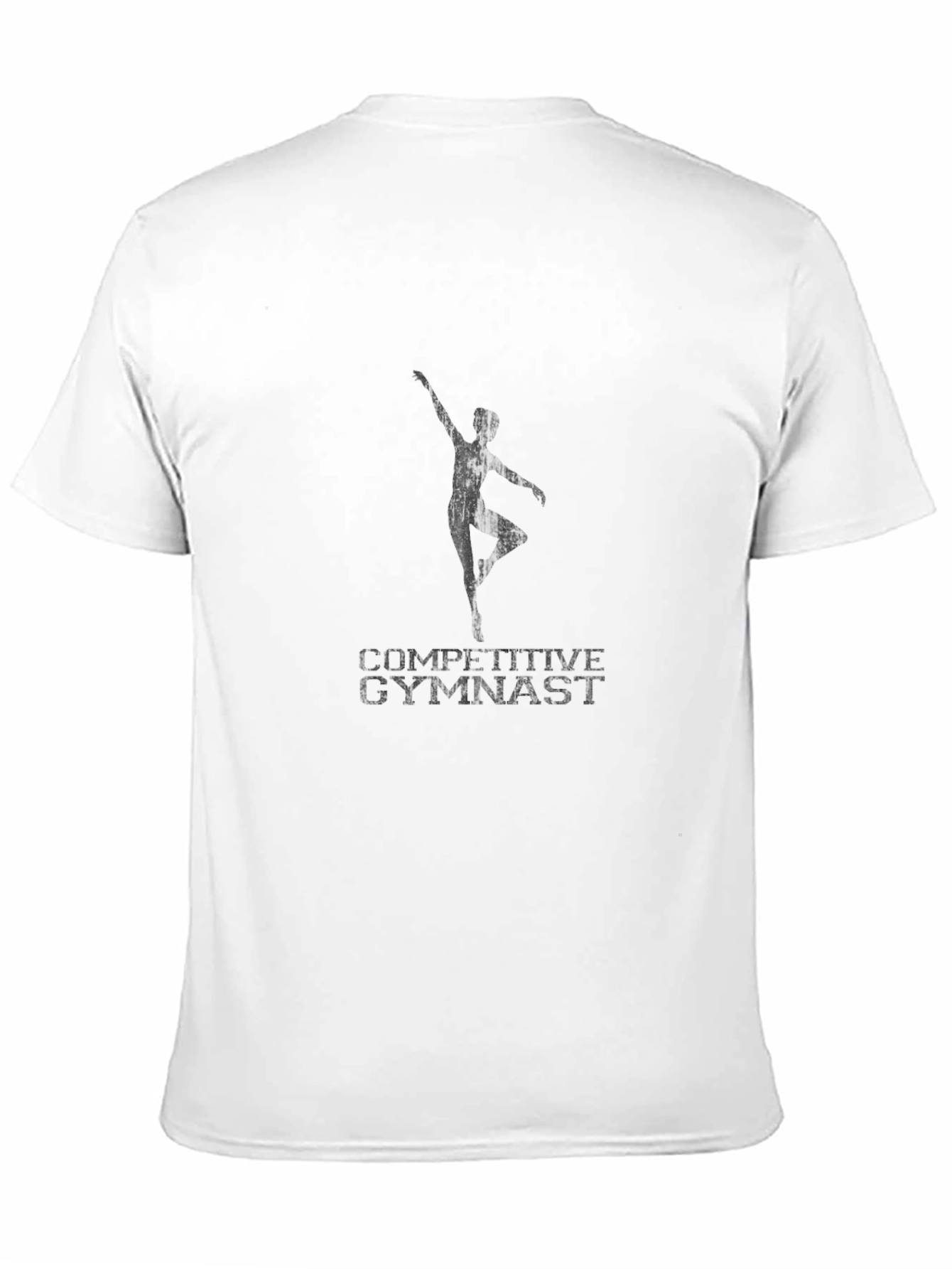 Competitive Gymnast Graphic Tee - Black