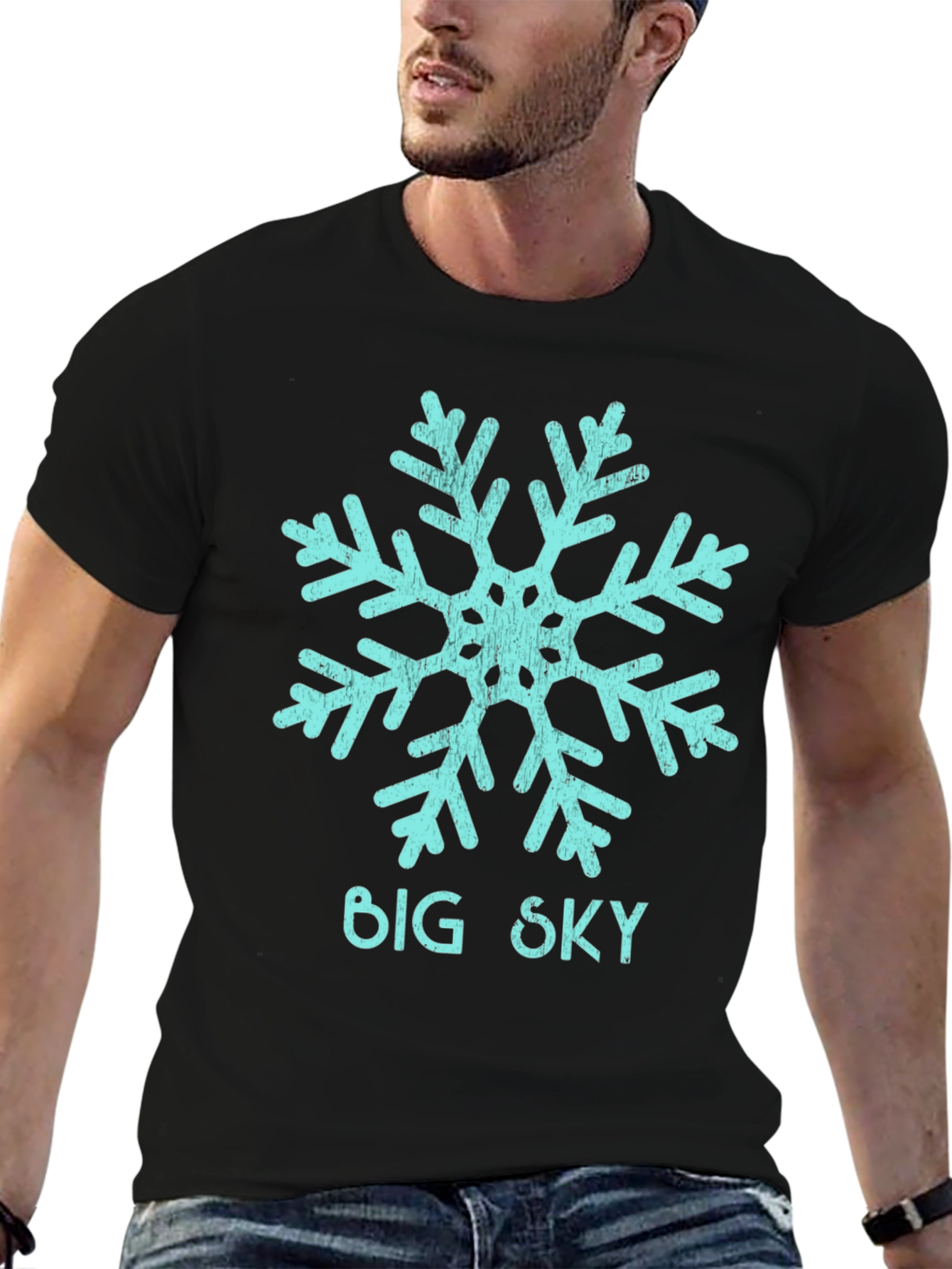 Big Sky Snowflake Graphic Tee