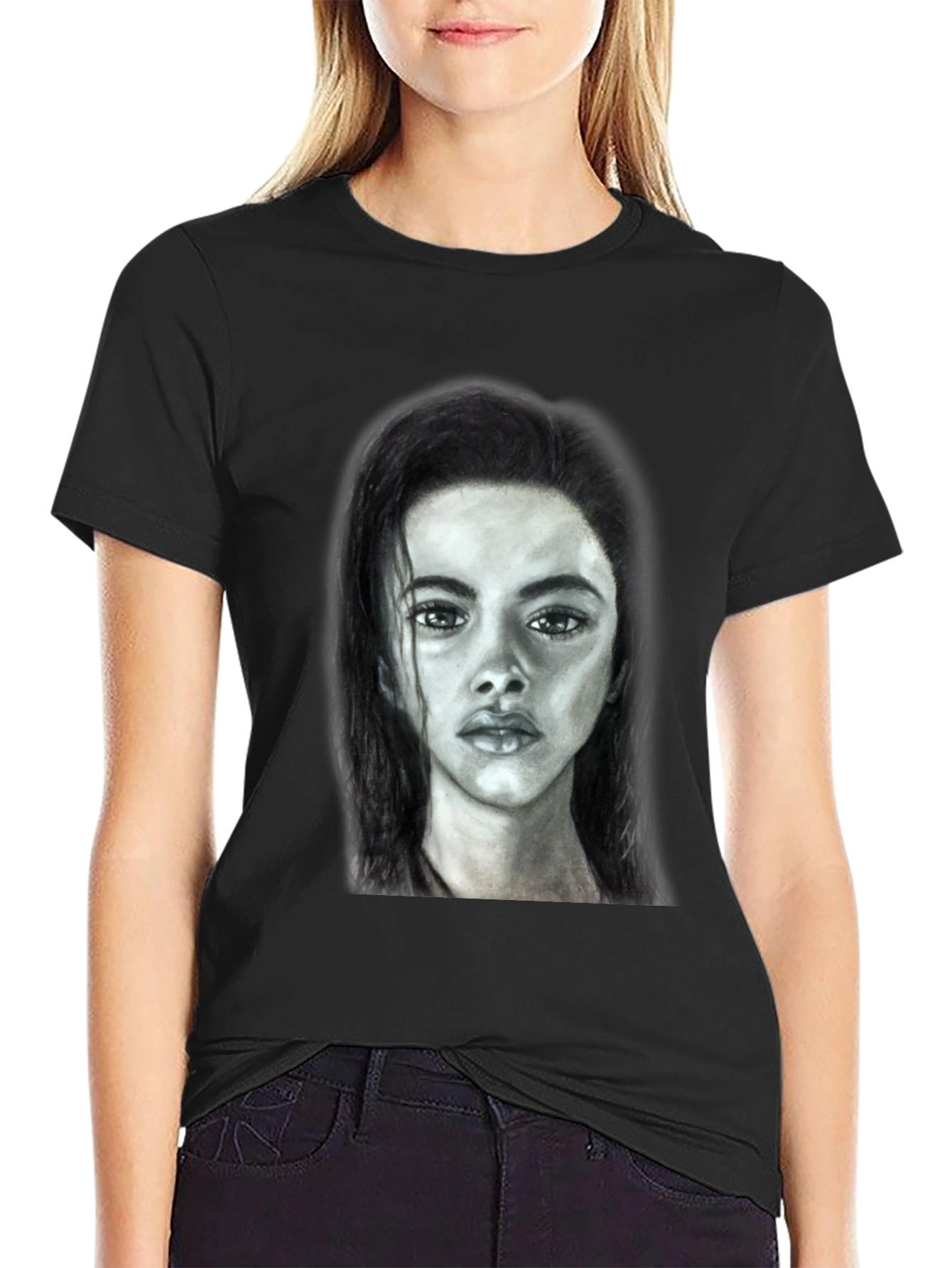Portrait Graphic Tee - Unisex Soft Cotton T-Shirt