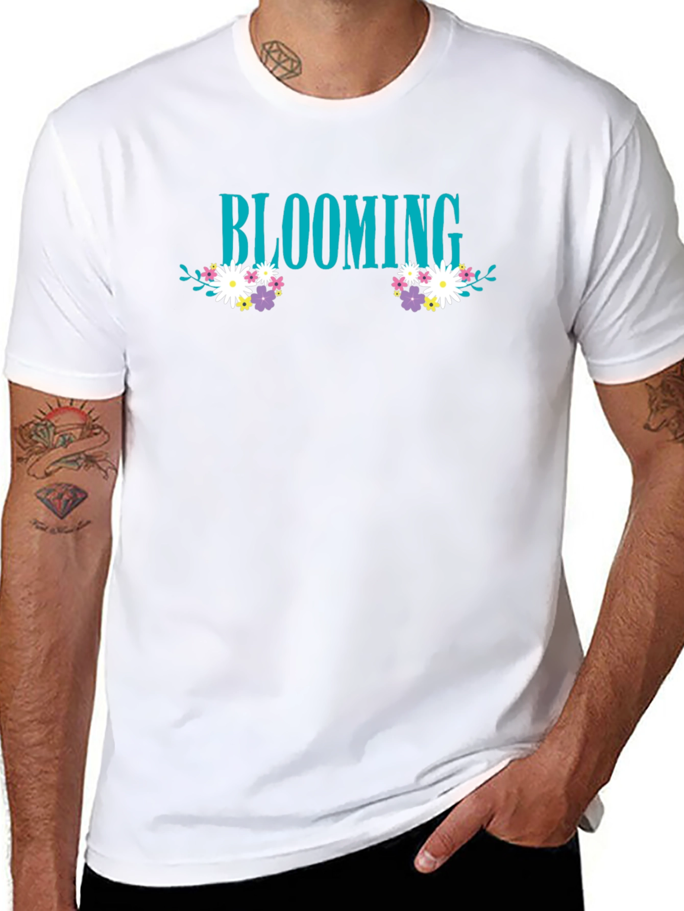Blooming Floral Graphic T-Shirt - Unisex