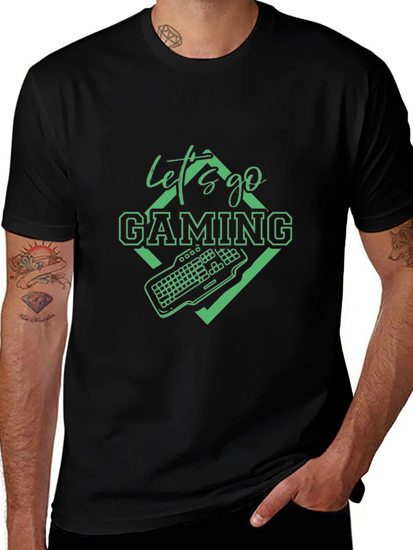 Lets Go Gaming T-Shirt - Gamer Style