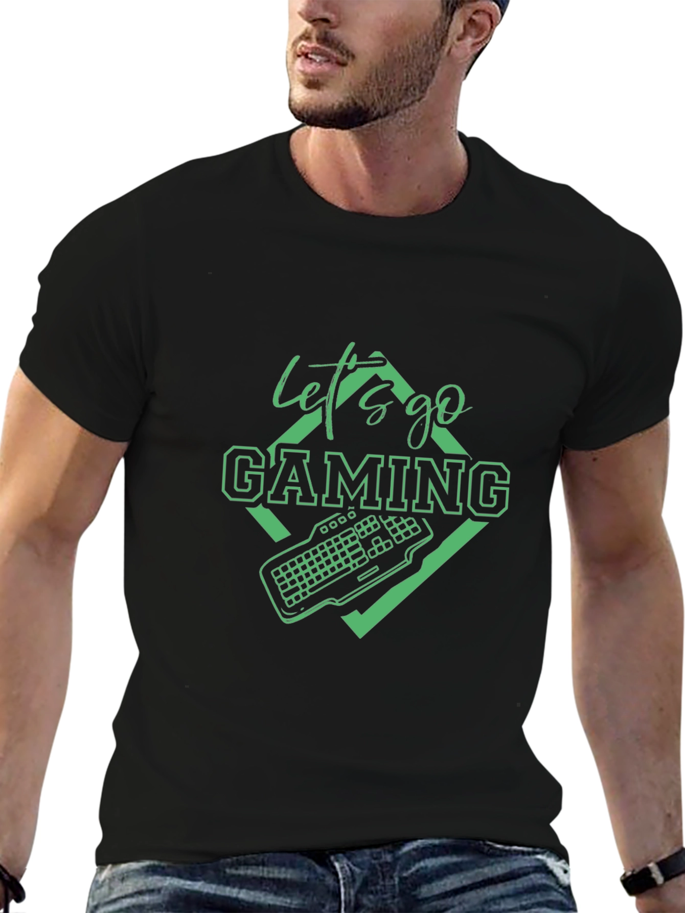 Lets Go Gaming T-Shirt - Gamer Style
