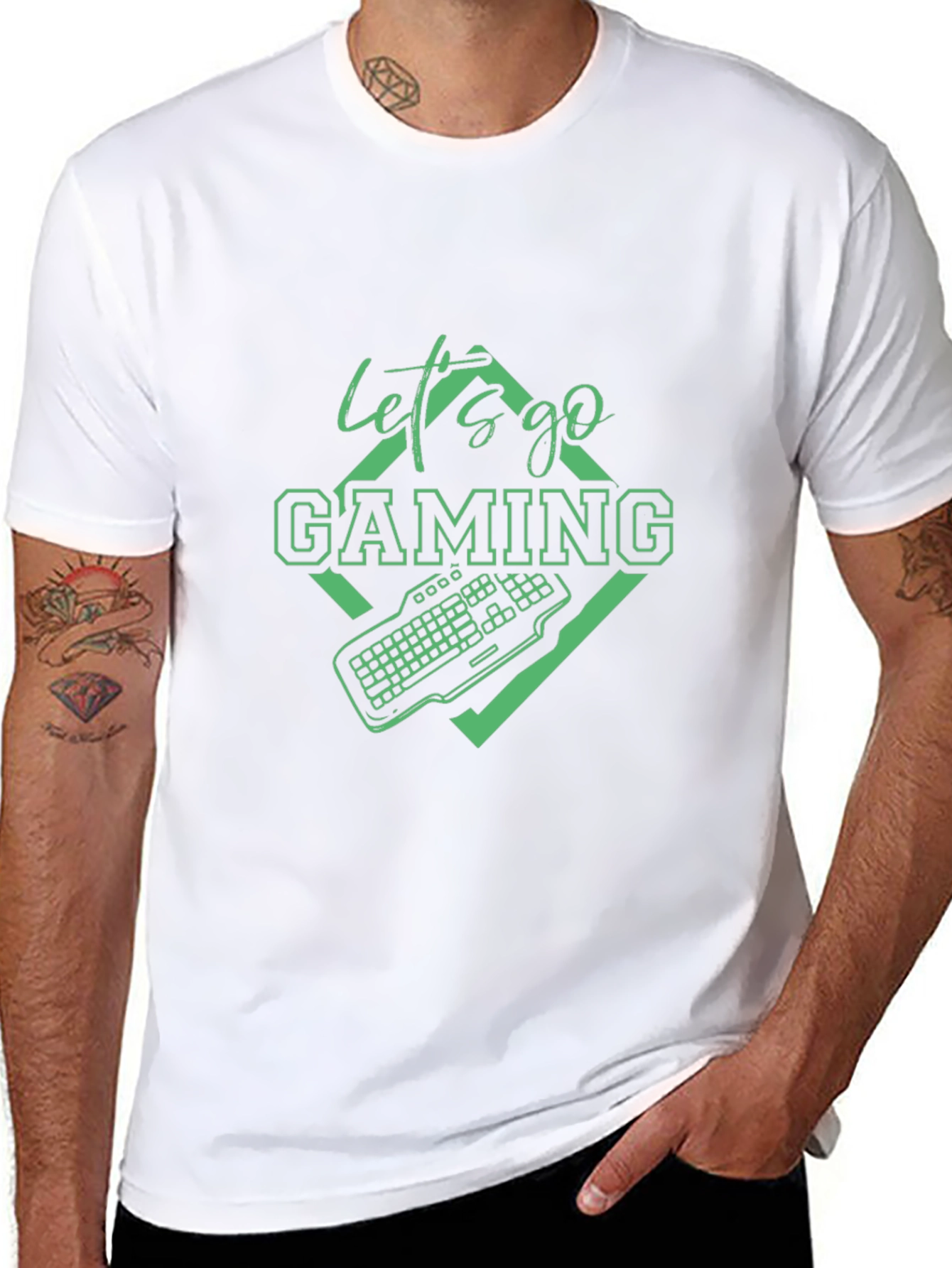 Lets Go Gaming T-Shirt - Gamer Style