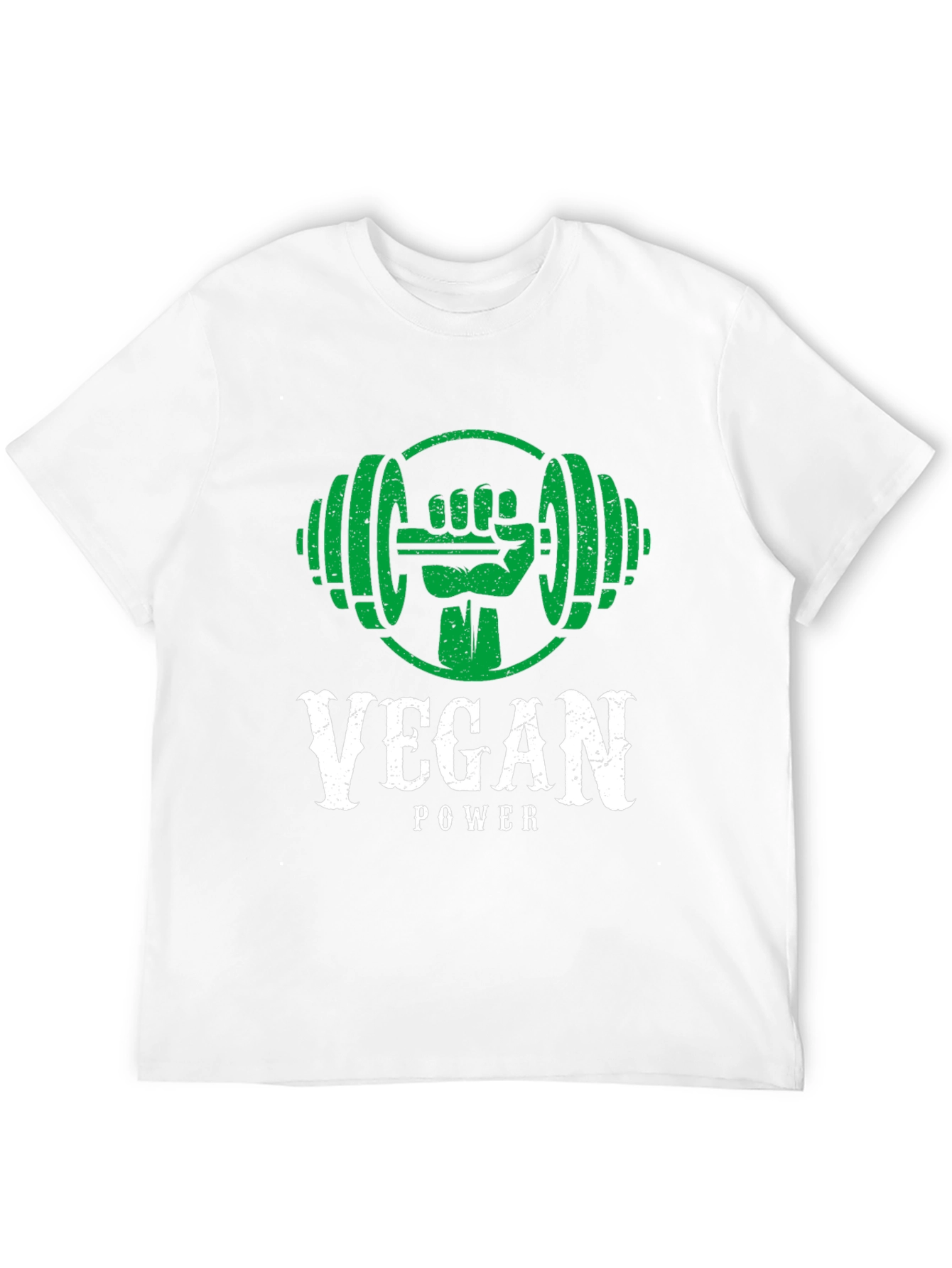 Vegan Power Black T-Shirt - Fitness & Health