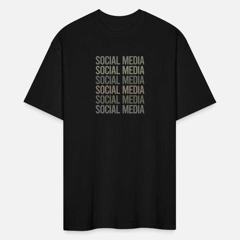Gray Text Art Social Media