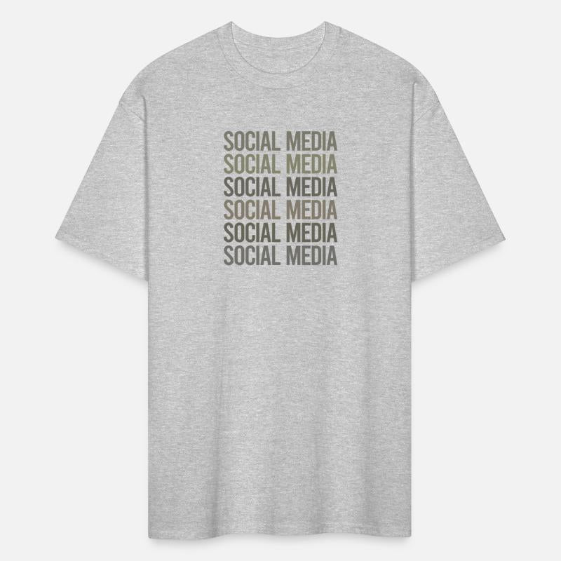 Gray Text Art Social Media