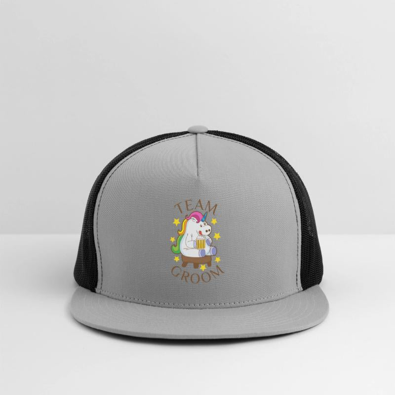 Groom Team Bachelor Unicorn Drinking Beer