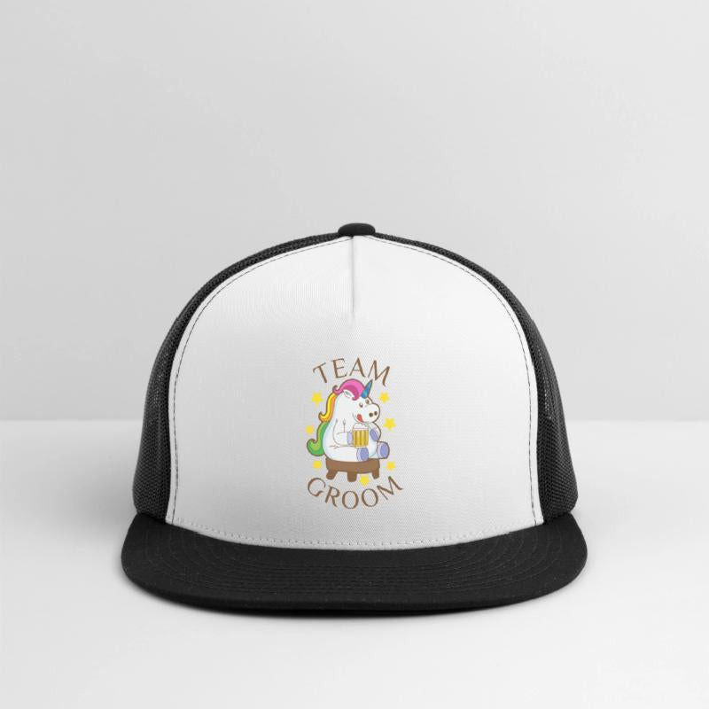 Groom Team Bachelor Unicorn Drinking Beer