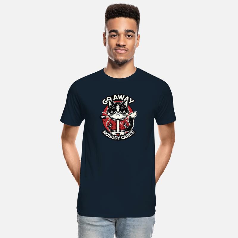 Grumpy Cat Design – Nobody Cares, Go Away Funny Qu