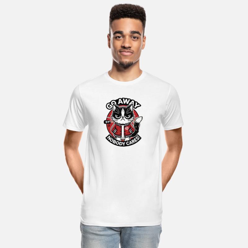 Grumpy Cat Design – Nobody Cares, Go Away Funny Qu