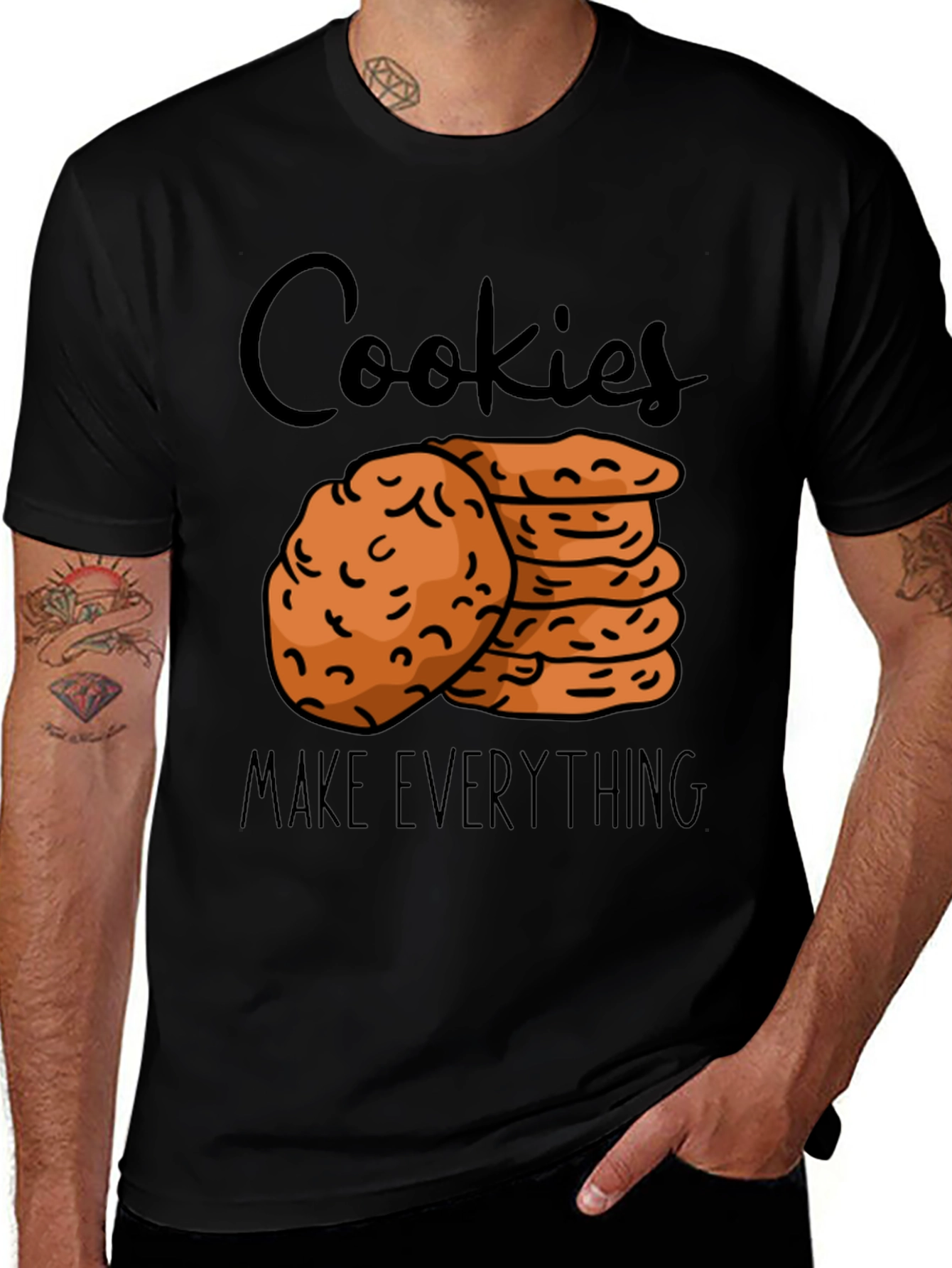 Cookies Make Everything Graphic T-Shirt