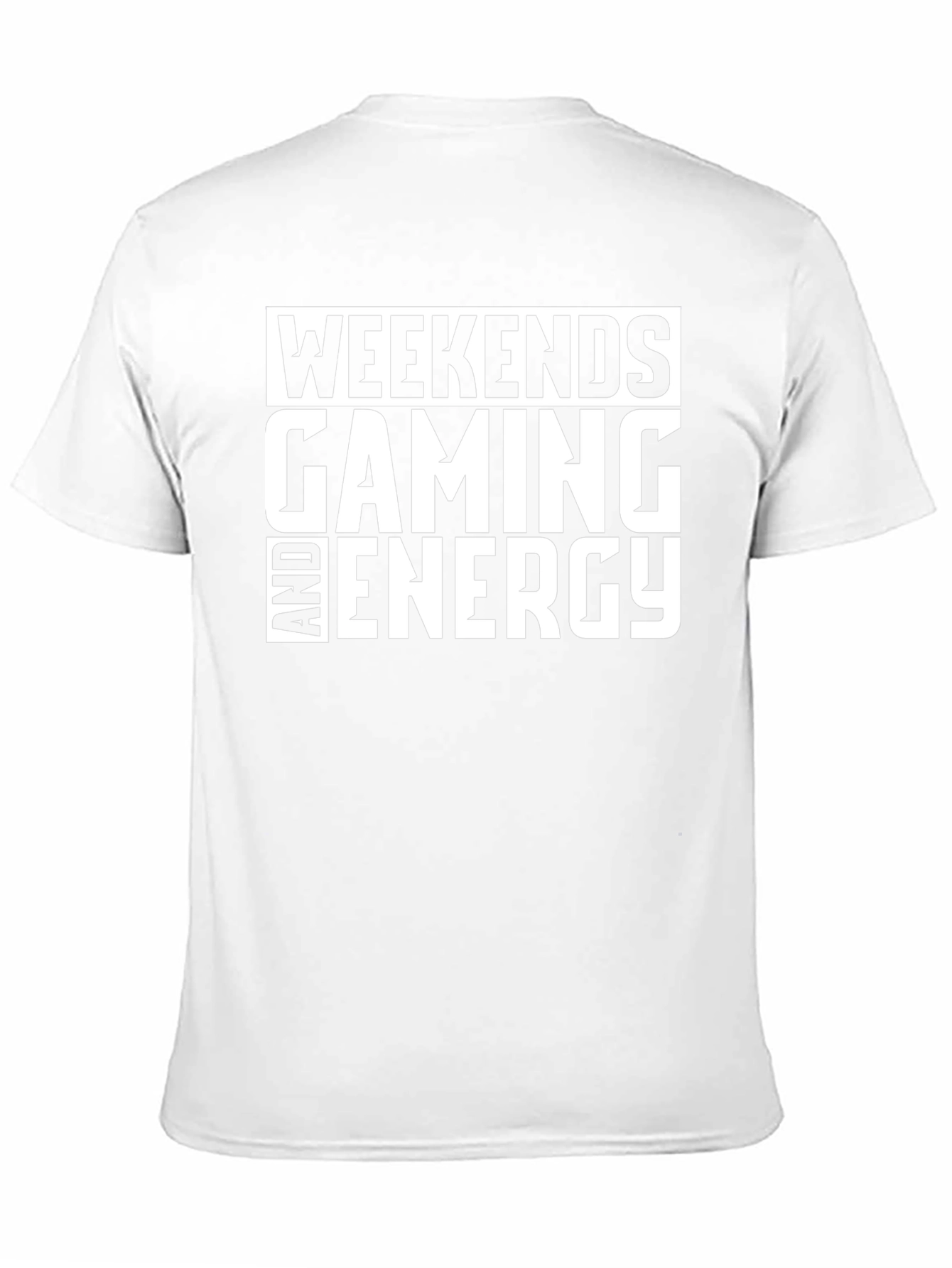 Weekends Gaming Energy Black T-Shirt