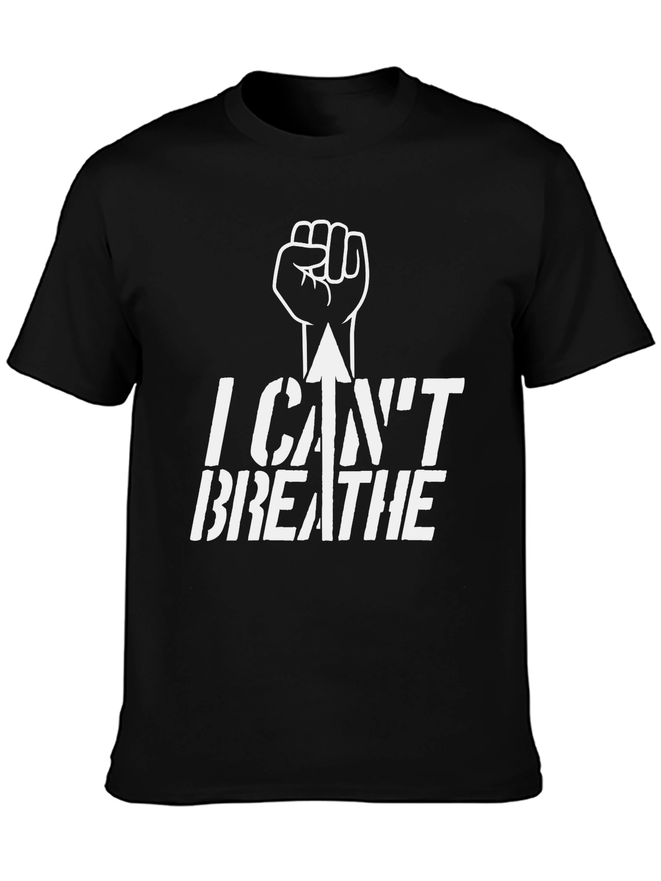 I Cant Breathe Graphic Tee - Black