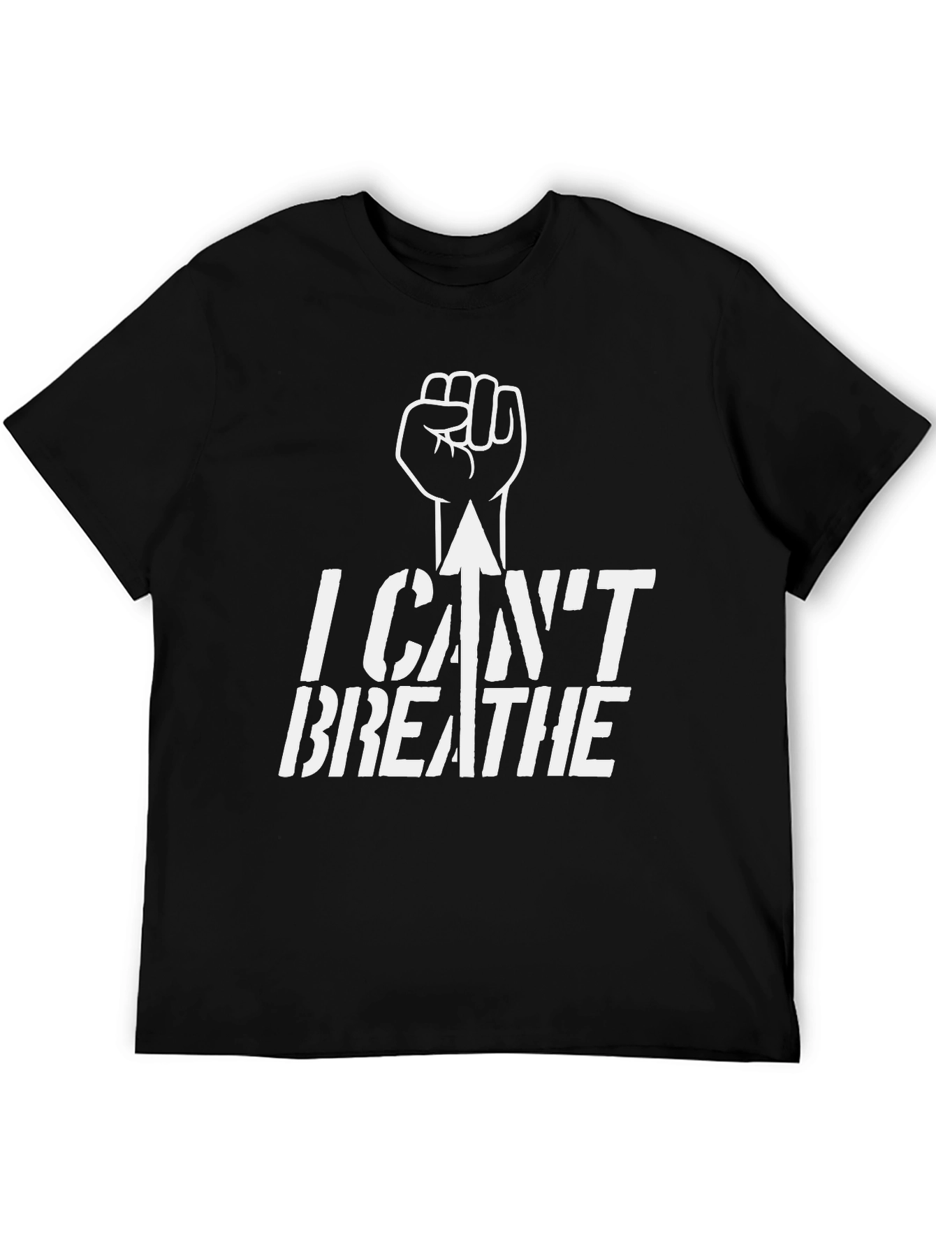 I Cant Breathe Graphic Tee - Black