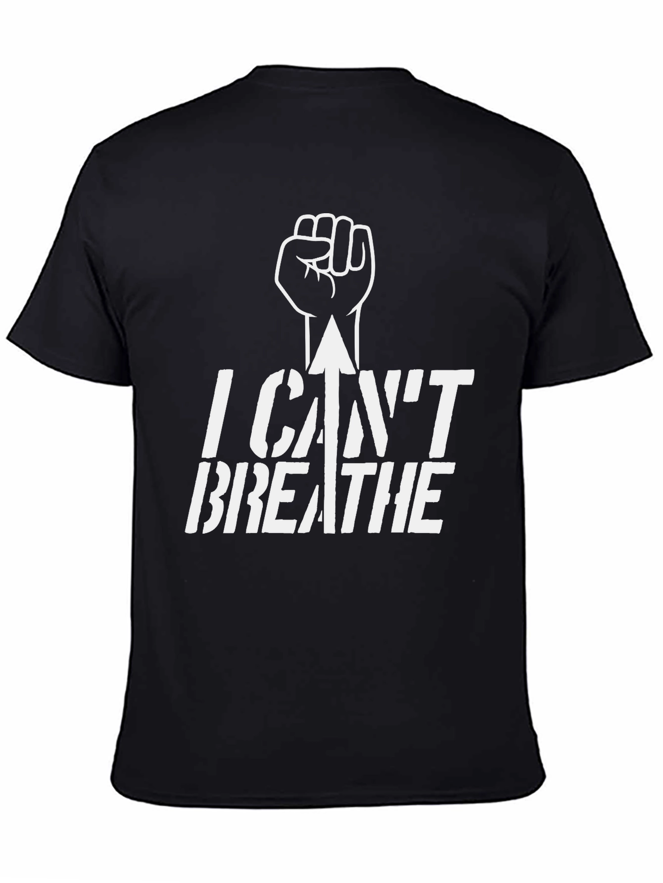 I Cant Breathe Graphic Tee - Black