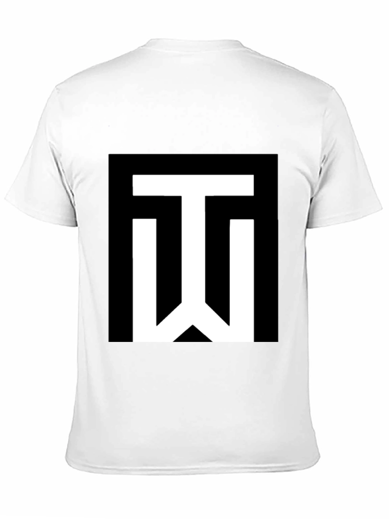Black T-Shirt with White TW Logo
