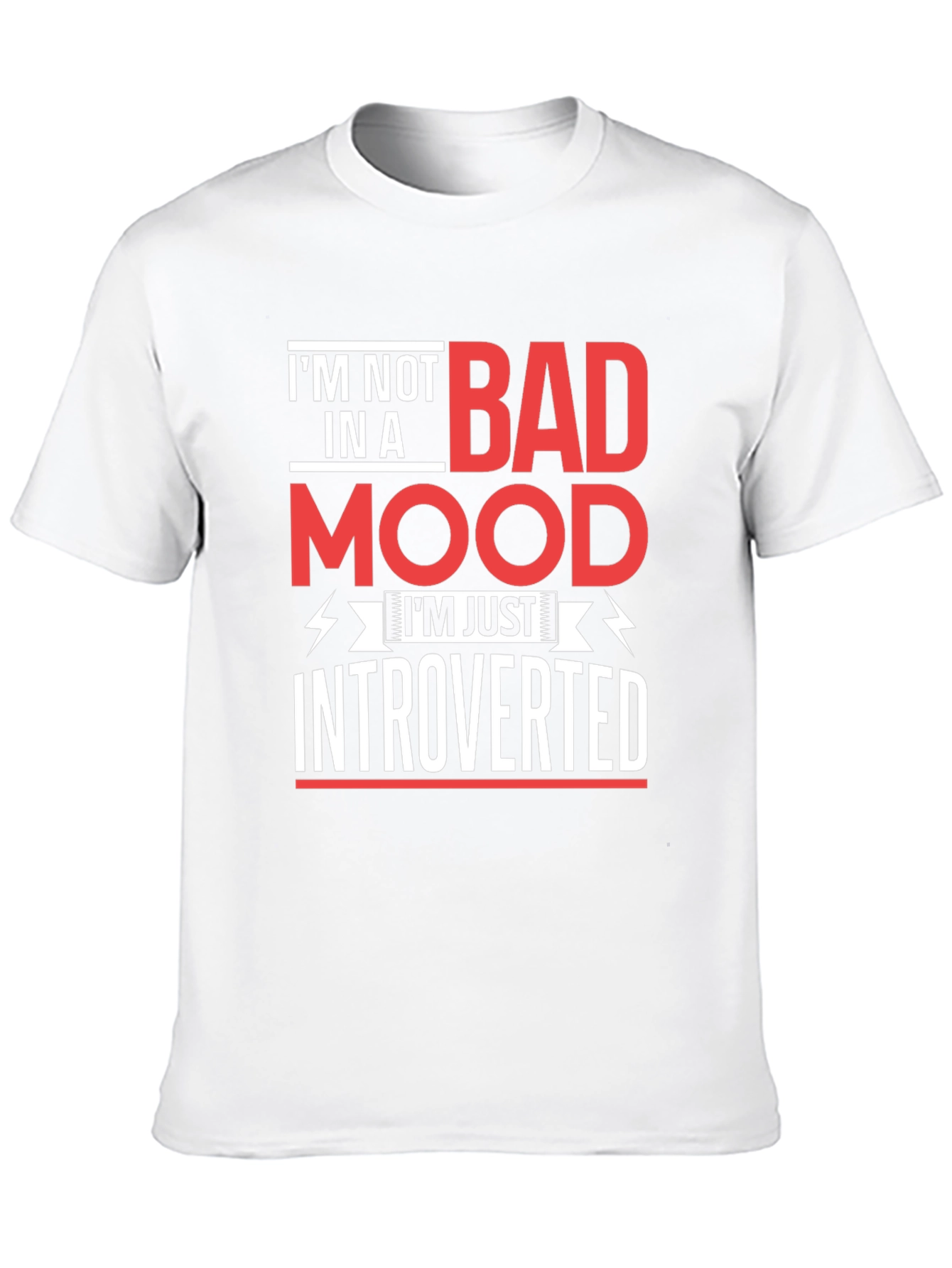 Introverted Mood T-Shirt - Funny Slogan Tee