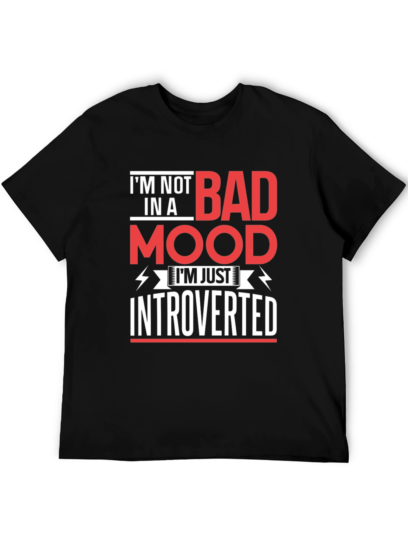 Introverted Mood T-Shirt - Funny Slogan Tee