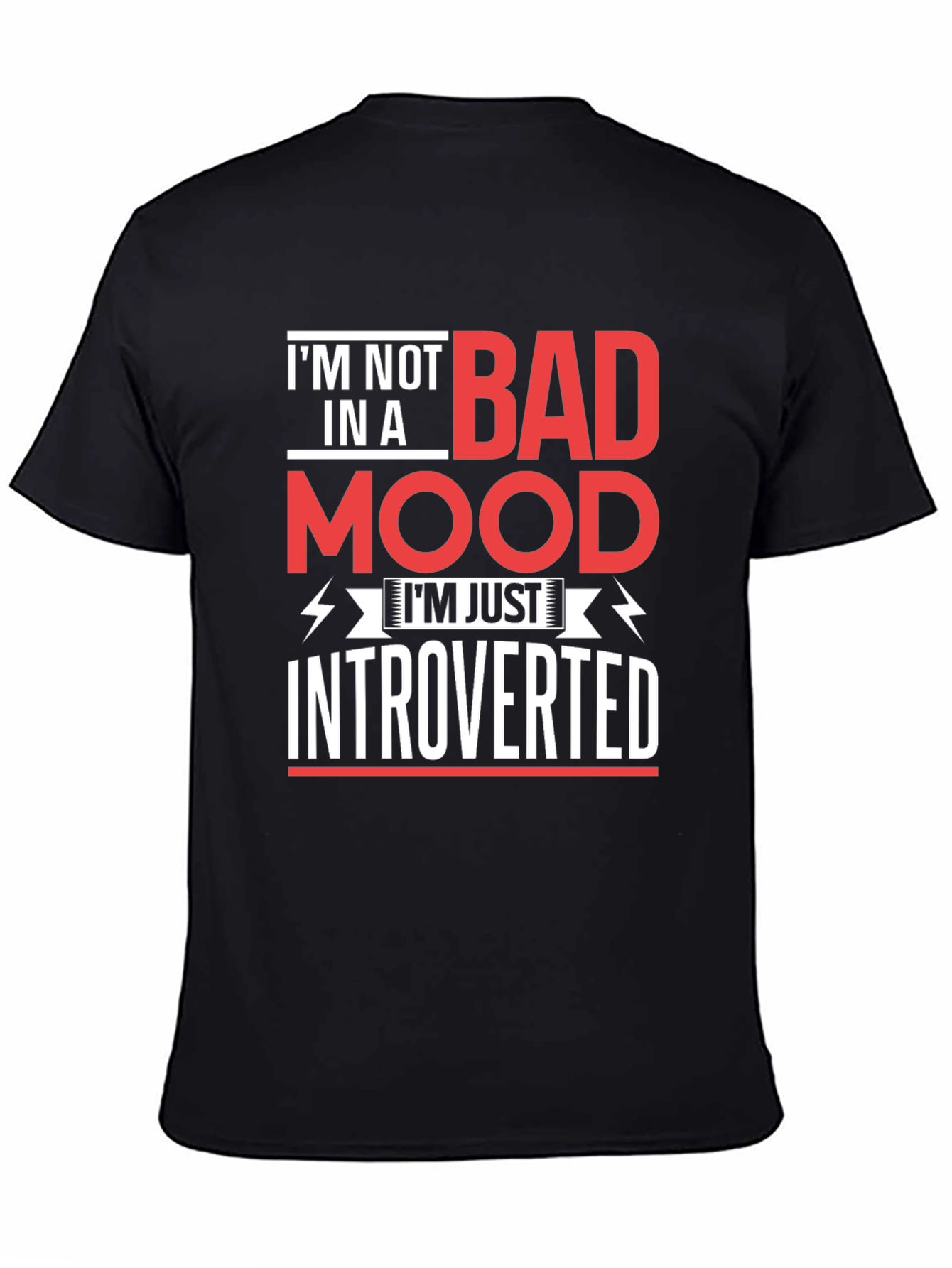 Introverted Mood T-Shirt - Funny Slogan Tee
