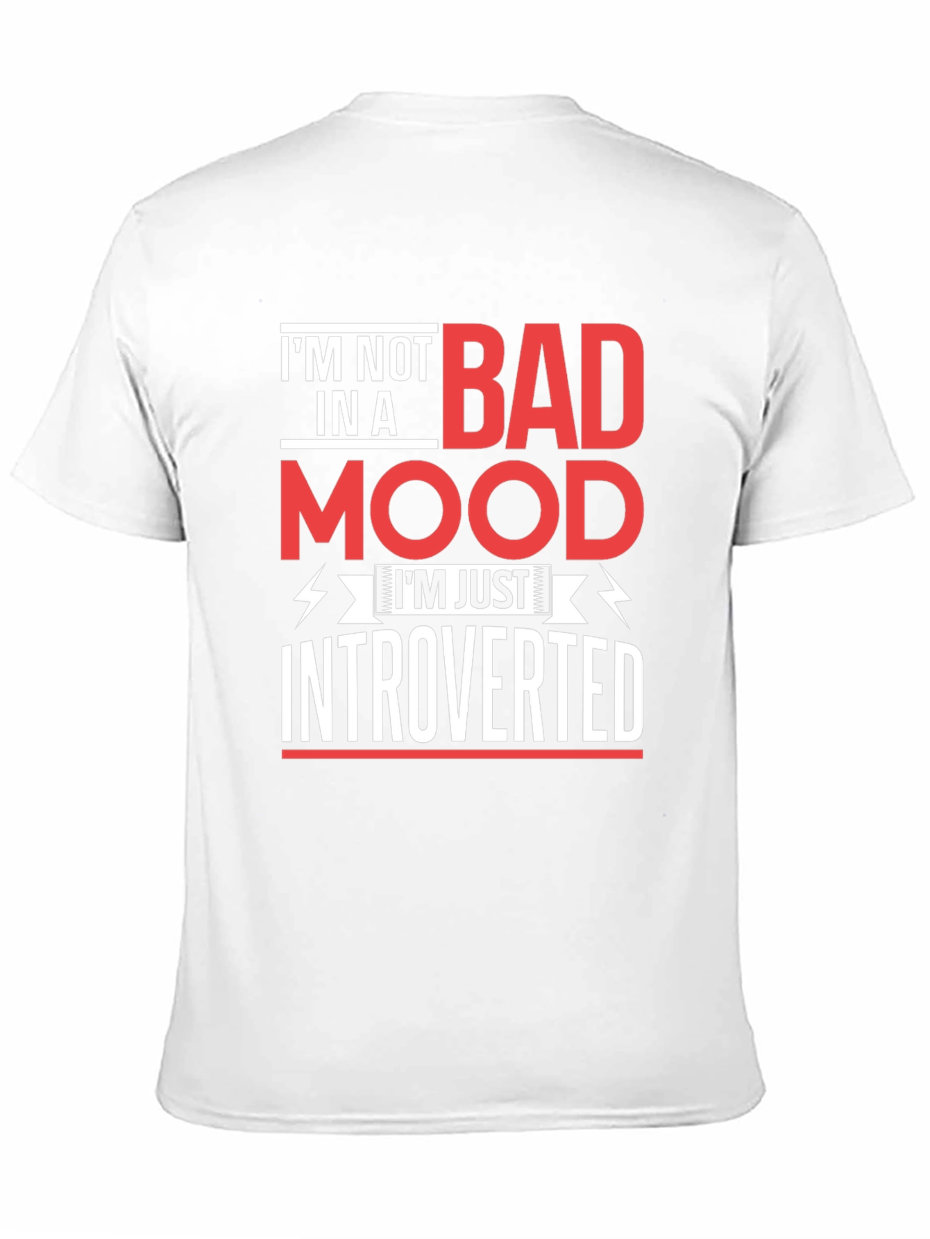 Introverted Mood T-Shirt - Funny Slogan Tee