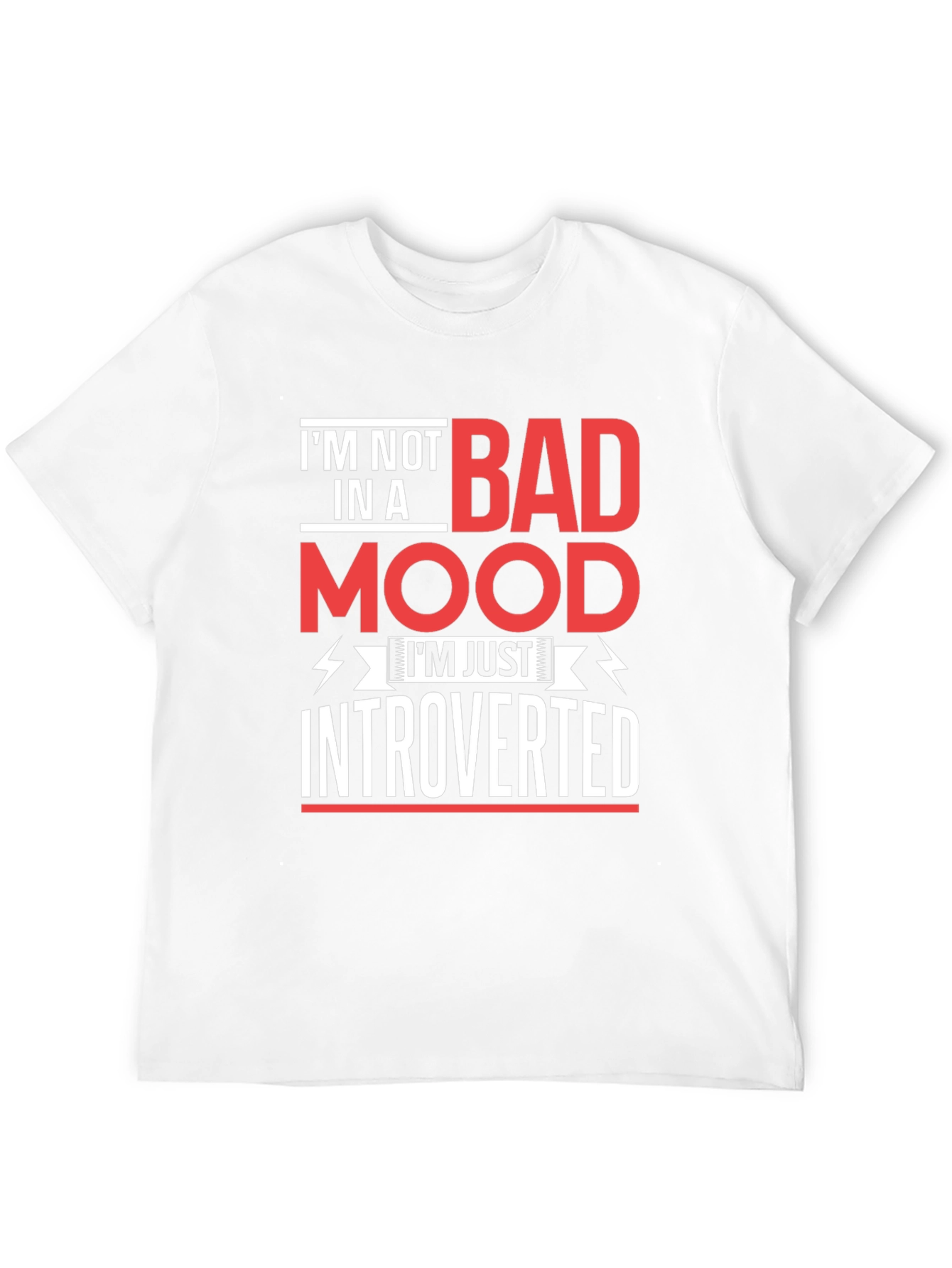 Introverted Mood T-Shirt - Funny Slogan Tee