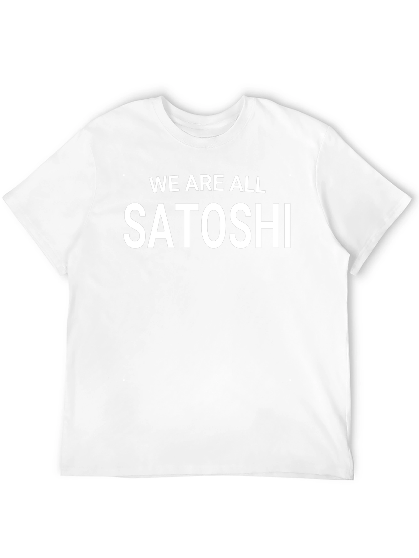 We Are All Satoshi Crypto T-Shirt - Black
