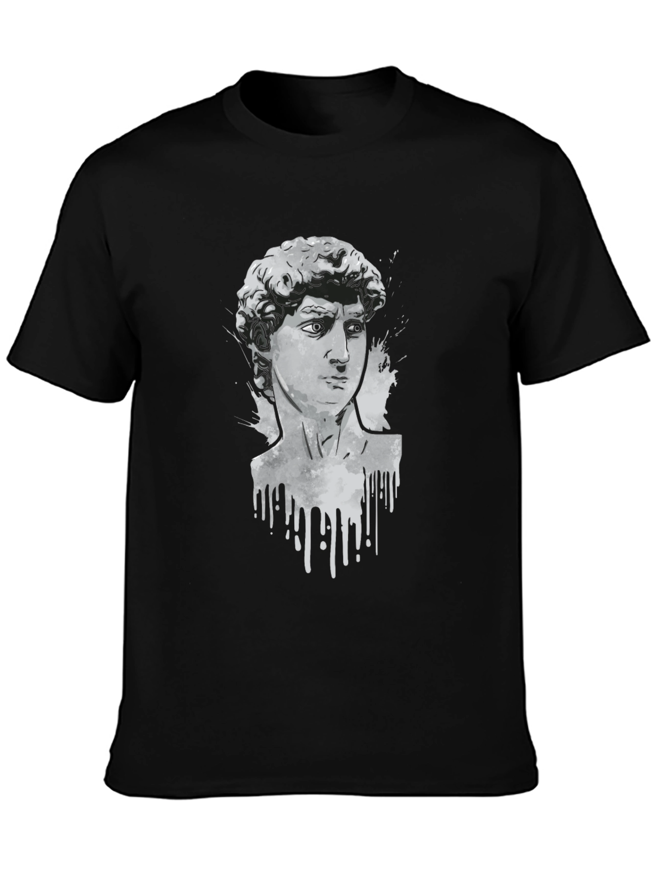 David Statue Graphic Tee - Black T-Shirt