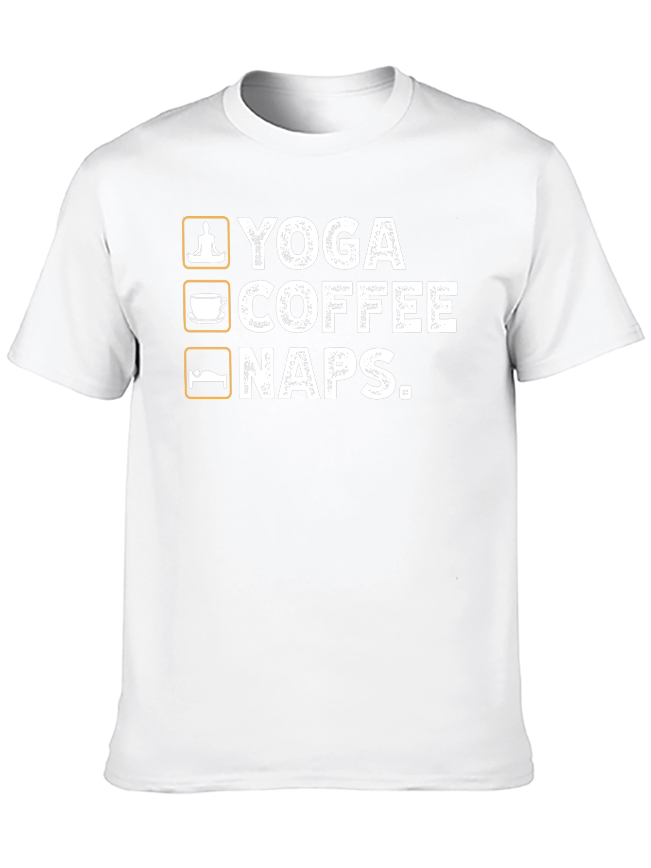 Yoga Coffee Naps Mens T-Shirt
