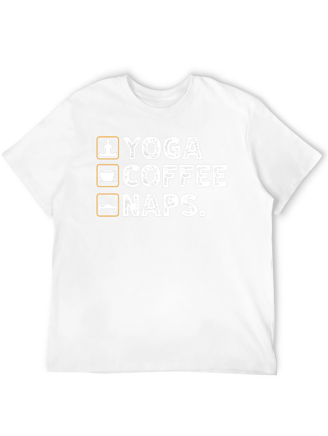 Yoga Coffee Naps Mens T-Shirt