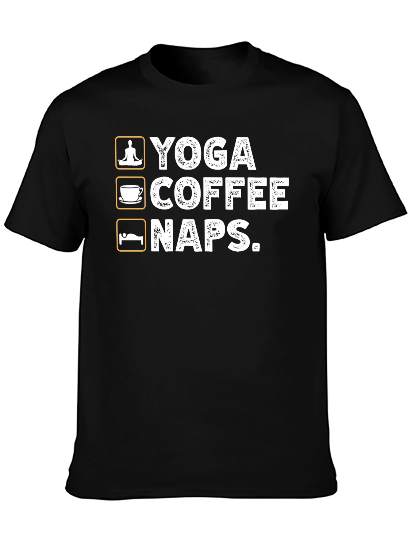 Yoga Coffee Naps Mens T-Shirt