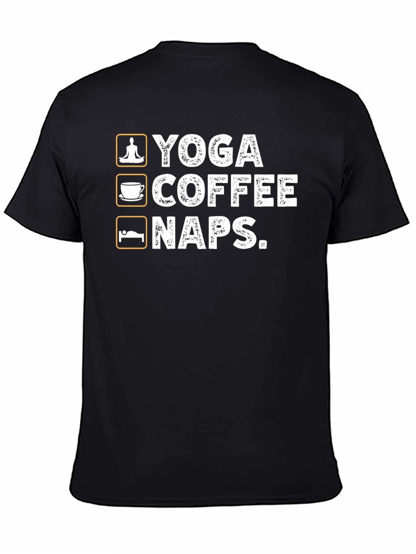 Yoga Coffee Naps Mens T-Shirt