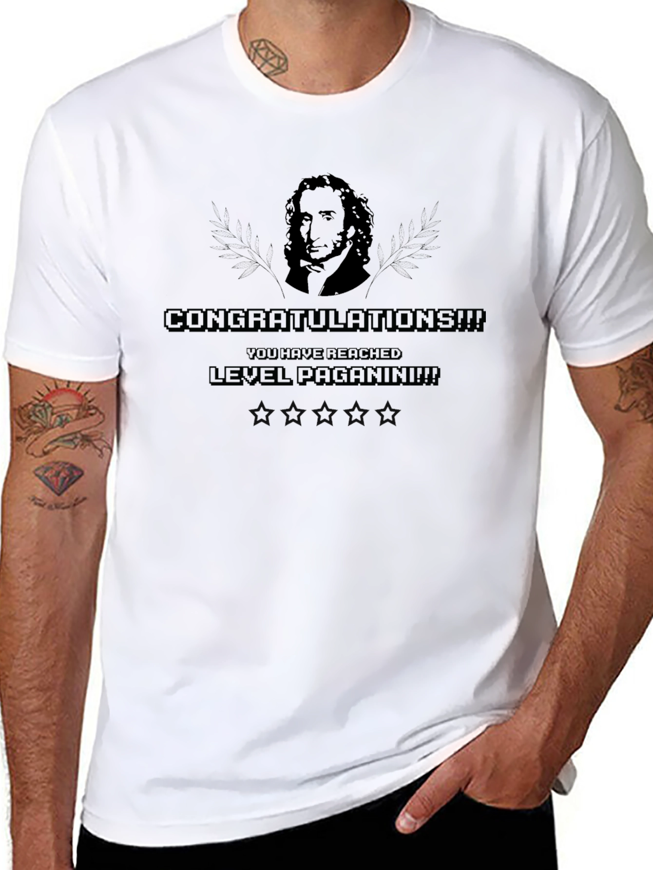 Level Paganini T-Shirt - Musician Achievement Tee