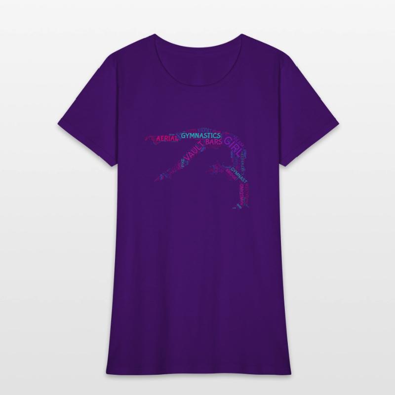 Gymnastics Back Handspring Word Art