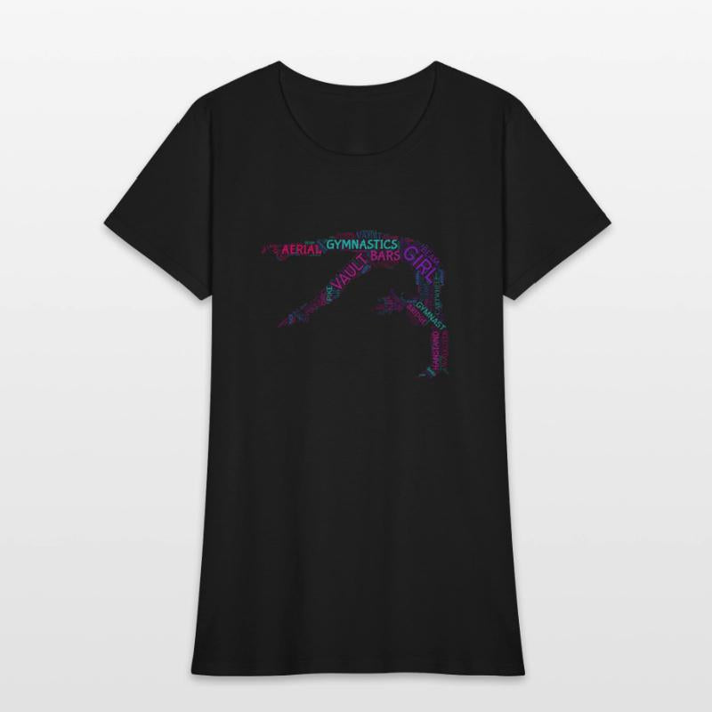Gymnastics Back Handspring Word Art