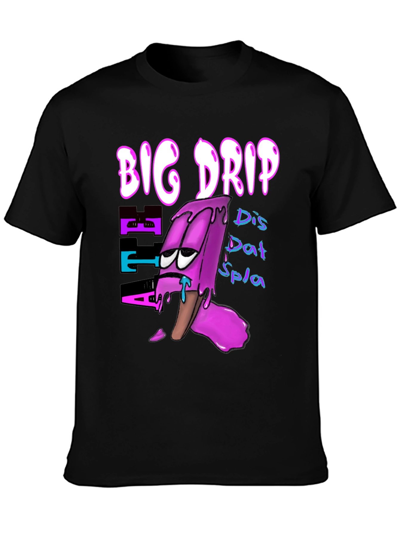 Big Drip Black Graphic Tee