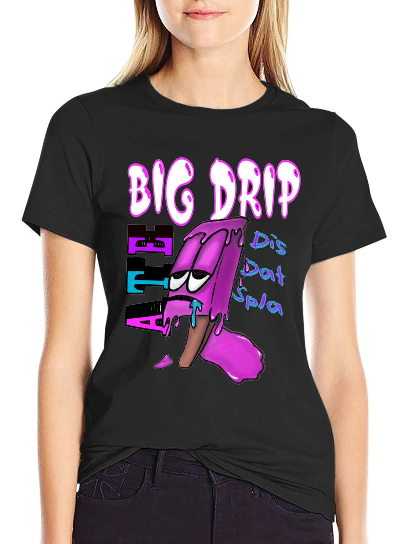 Big Drip Black Graphic Tee