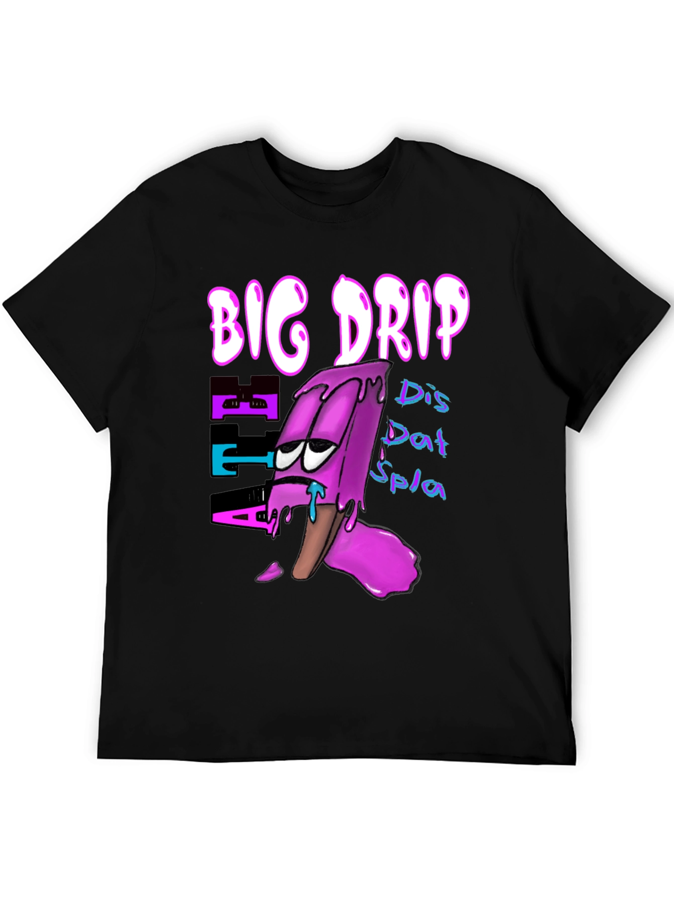 Big Drip Black Graphic Tee