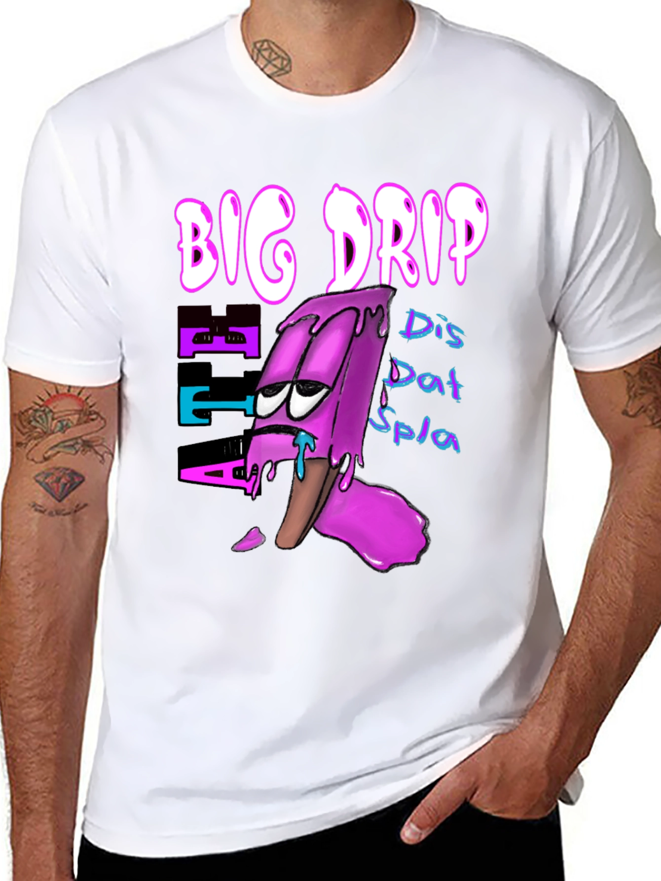 Big Drip Black Graphic Tee