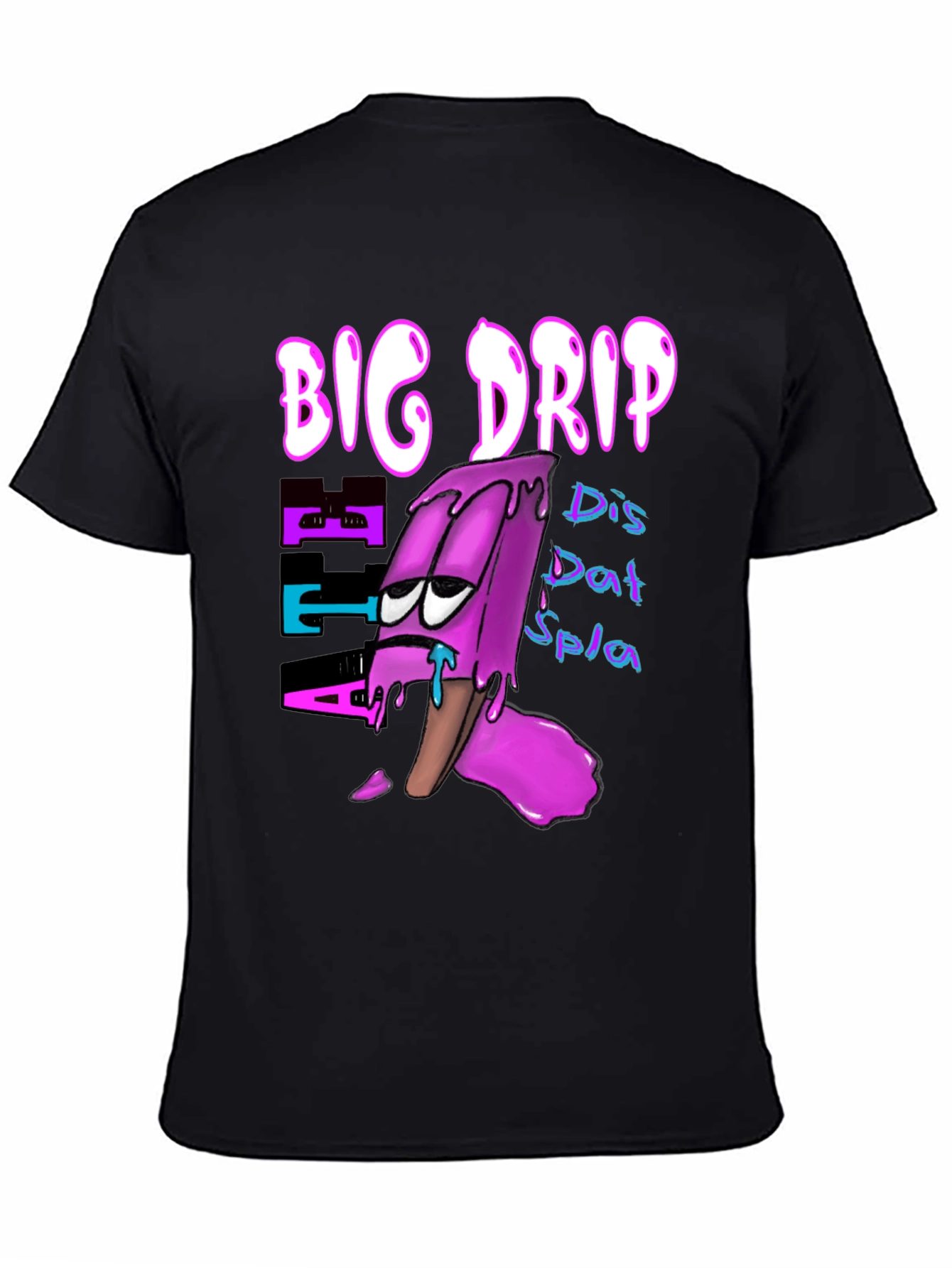 Big Drip Black Graphic Tee