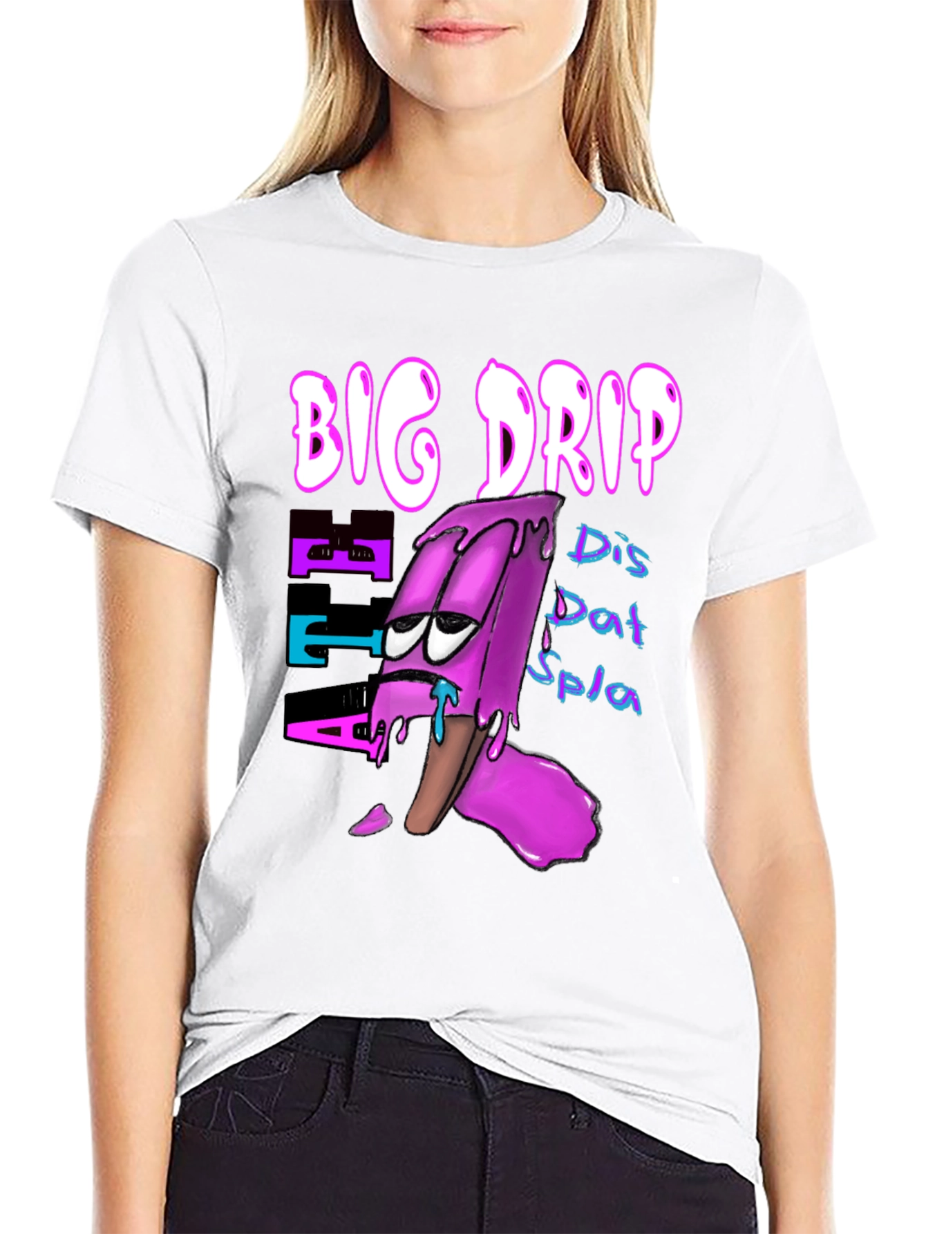 Big Drip Black Graphic Tee