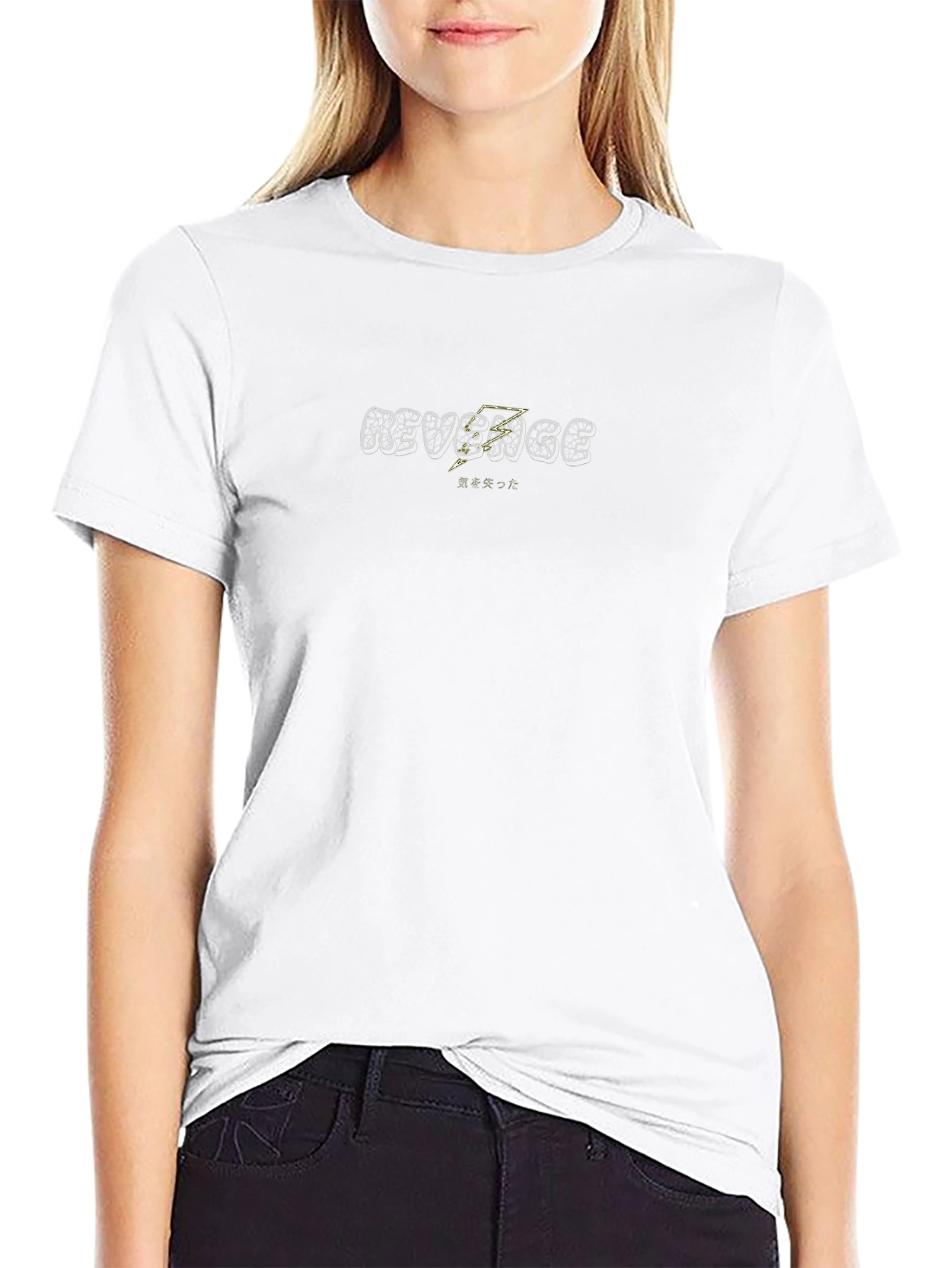 Revenge Black Graphic Tee - Casual Streetwear