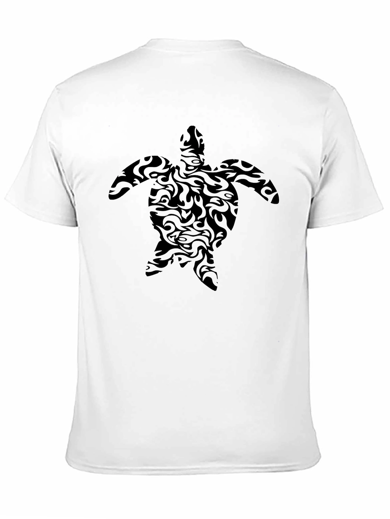 Black Turtle Graphic T-Shirt - Casual Style