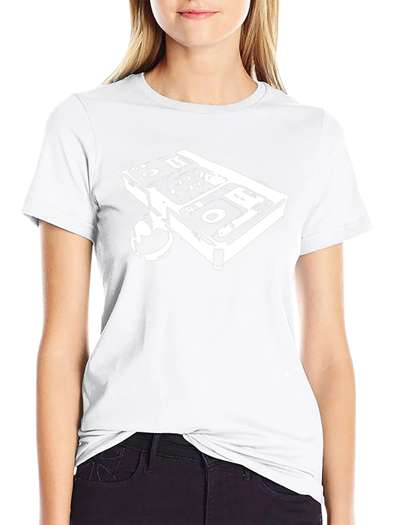 Retro Music Cassette Player T-Shirt - Classic Style