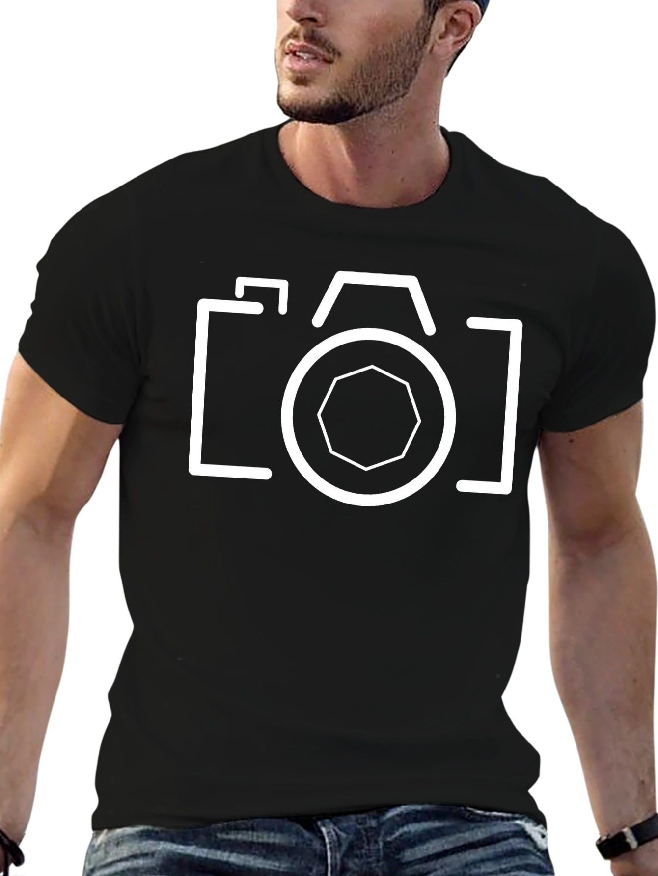 Camera Graphic Tee - Photographer Shirt