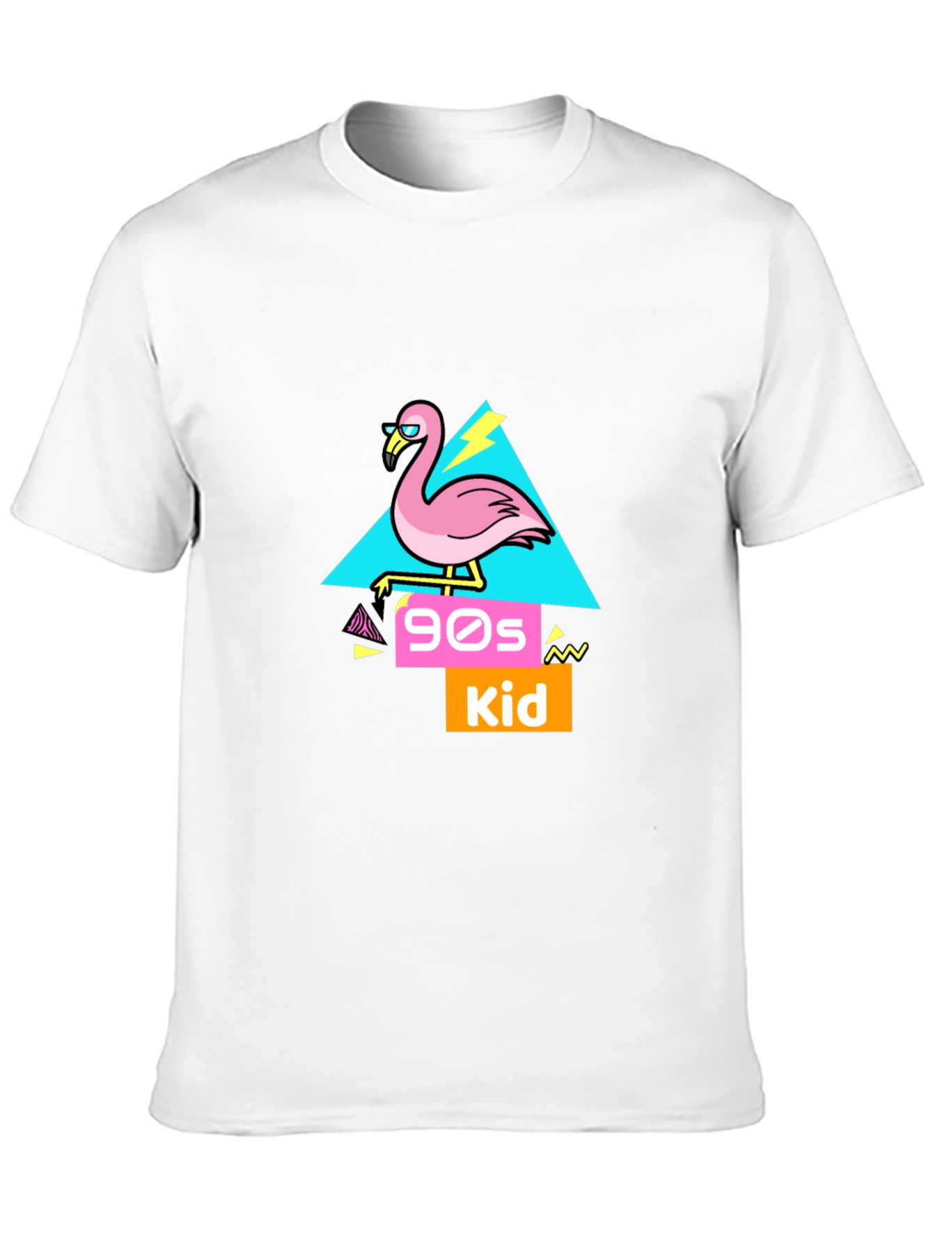 90s Kid Flamingo Graphic T-Shirt