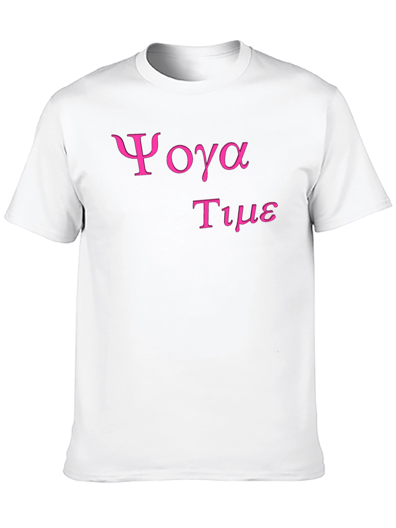 Yoga Time Graphic Tee - Soft Black Cotton T-Shirt